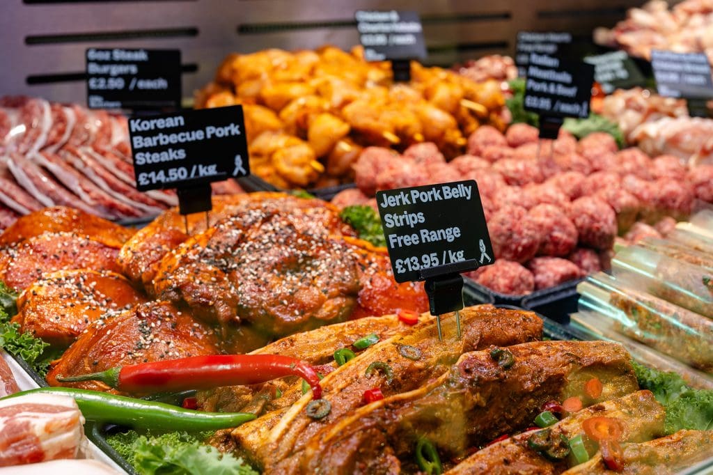 pork and meatballs at ellis butchers