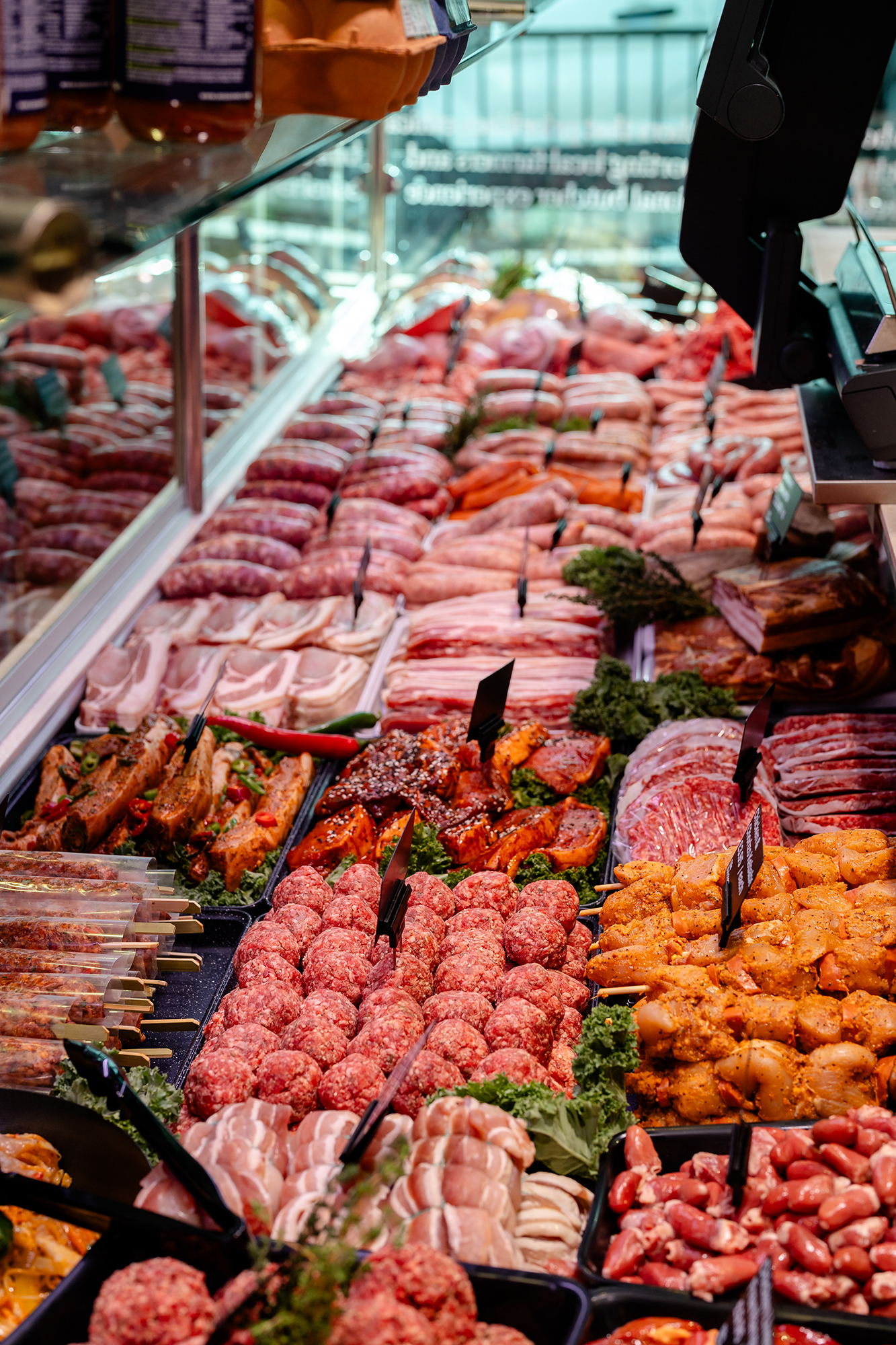 meat selection at ellis butchers